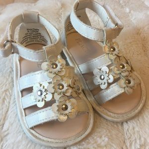 White strappy sandal